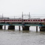 【阪神なんば線】水面ギリギリ解消へ！淀川橋梁架替工事の状況