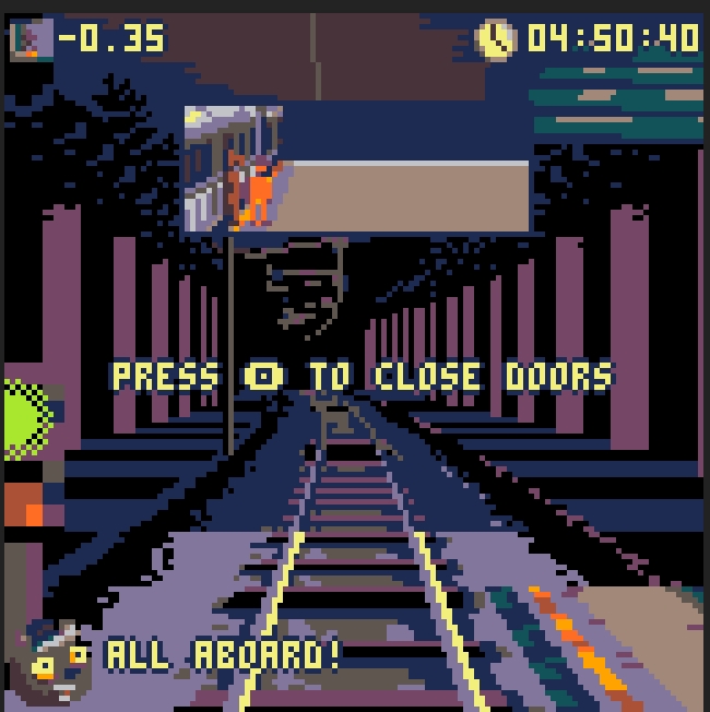 ドット絵の世界で電車運転ゲームを！無料ゲーム「Cab Ride」をやってみた
