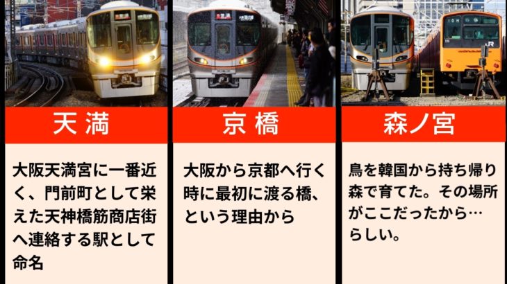 【Youtube#139】「大阪環状線　駅名の由来15選」を公開しました！