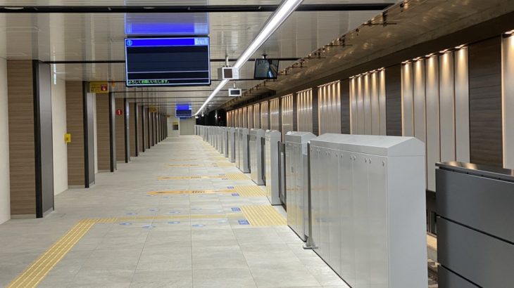 【阪神】梅田駅の新しい1番線、使用開始！