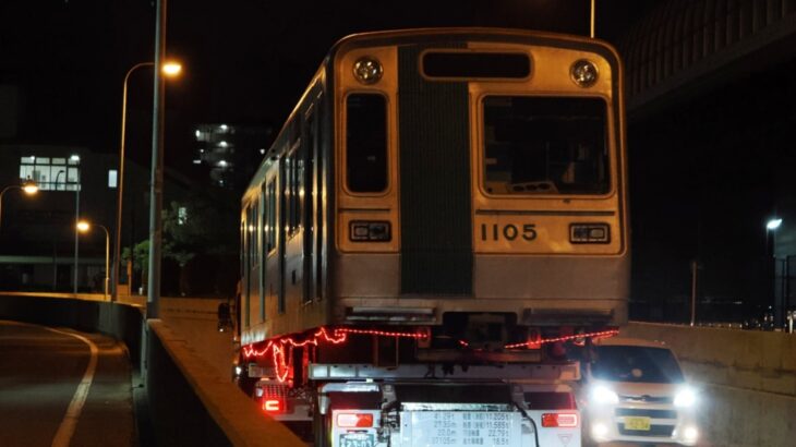 【京都地下鉄】10系05編成が廃車搬出…10系では6本目